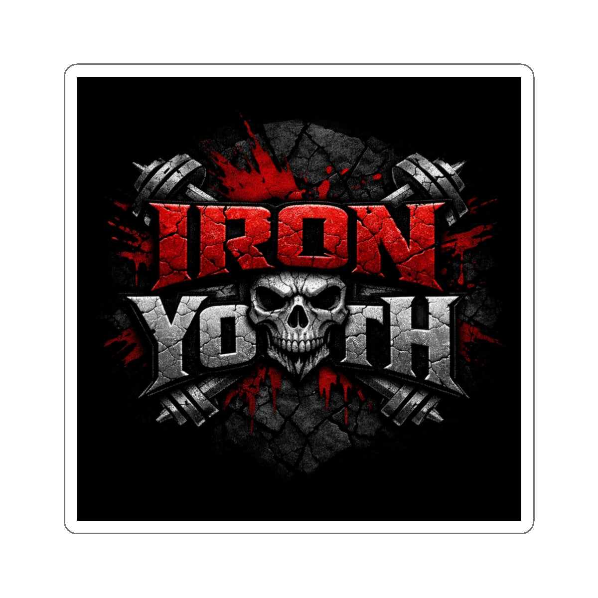 IRON YOUTH sticker