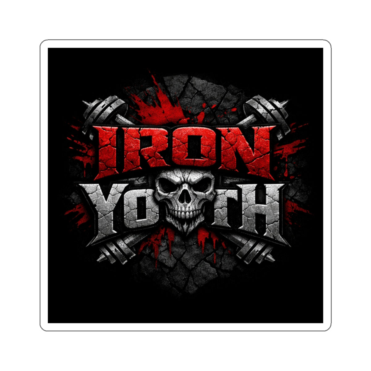 IRON YOUTH sticker