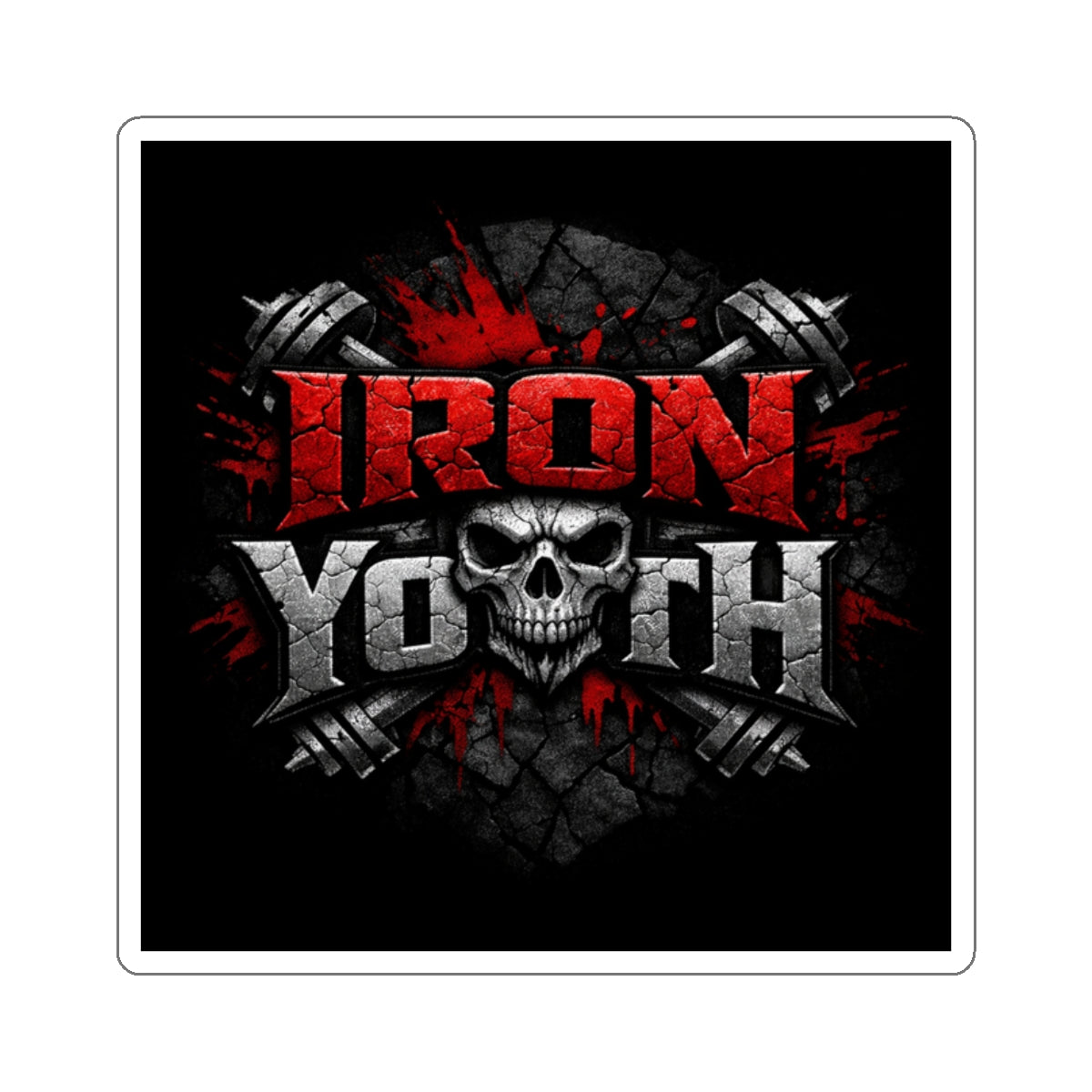 IRON YOUTH sticker